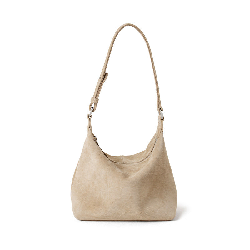 Scarlet Suede Hobo