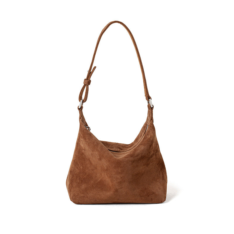 Scarlet Suede Hobo
