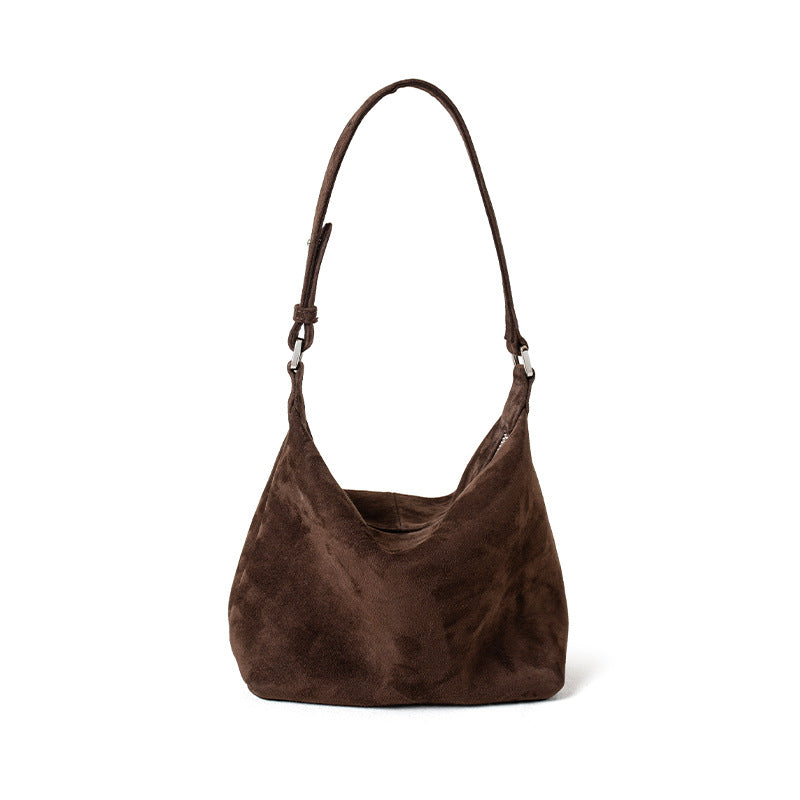 Scarlet Suede Hobo